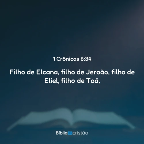 1 Crônicas 6:34