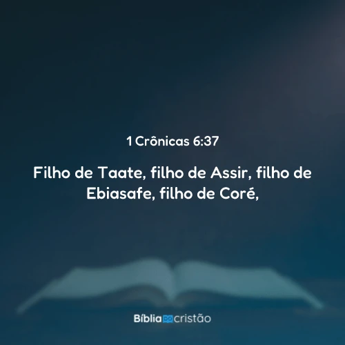 1 Crônicas 6:37