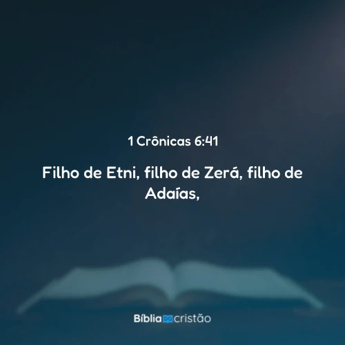 1 Crônicas 6:41