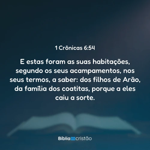 1 Crônicas 6:54