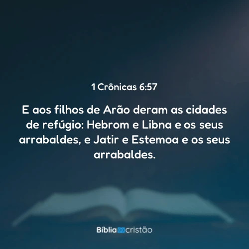 1 Crônicas 6:57