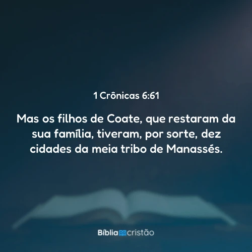 1 Crônicas 6:61