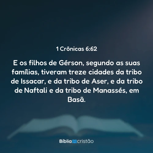 1 Crônicas 6:62