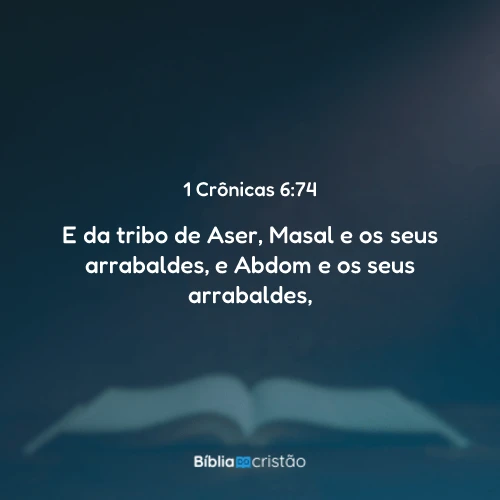 1 Crônicas 6:74