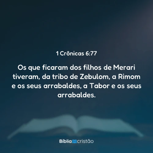 1 Crônicas 6:77