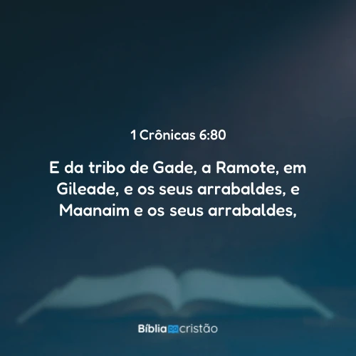 1 Crônicas 6:80