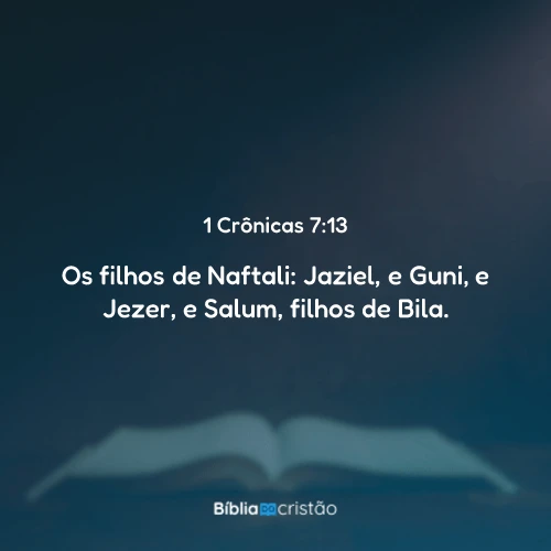 1 Crônicas 7:13