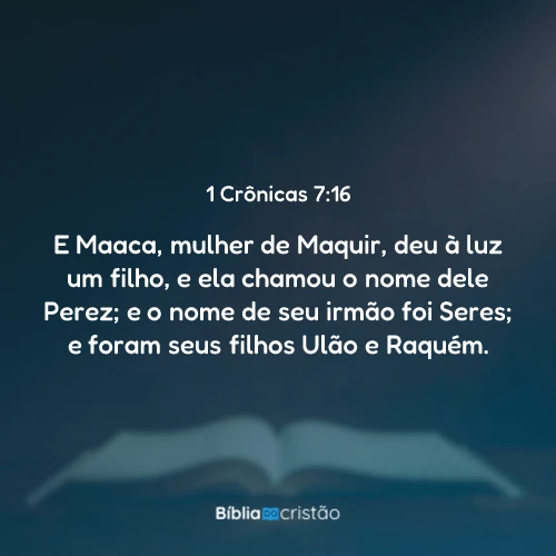 1 Crônicas 7:16