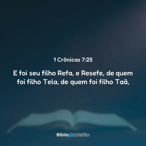 1 Crônicas 7:25