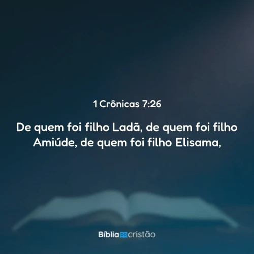 1 Crônicas 7:26