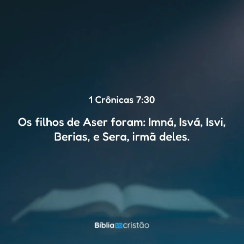 1 Crônicas 7:30