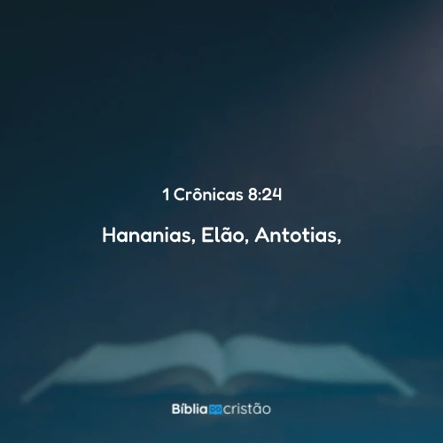 1 Crônicas 8:24