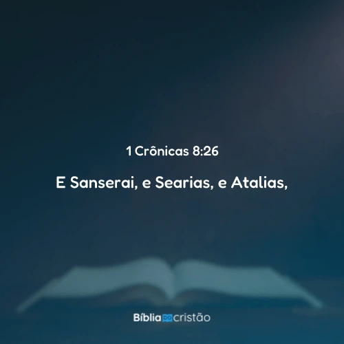 1 Crônicas 8:26