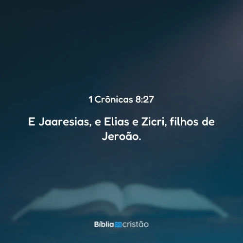 1 Crônicas 8:27