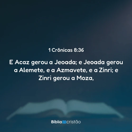 1 Crônicas 8:36