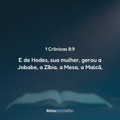 1 Crônicas 8:9