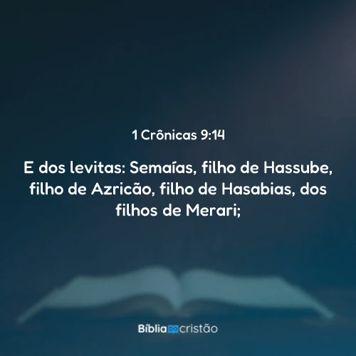 1 Crônicas 9:14