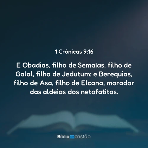 1 Crônicas 9:16
