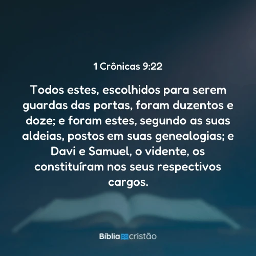 1 Crônicas 9:22