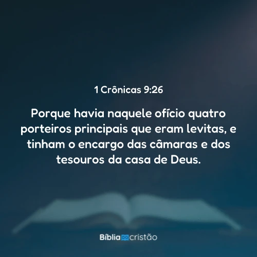 1 Crônicas 9:26