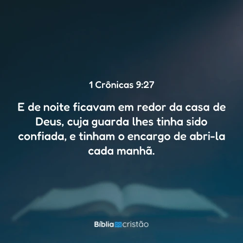 1 Crônicas 9:27