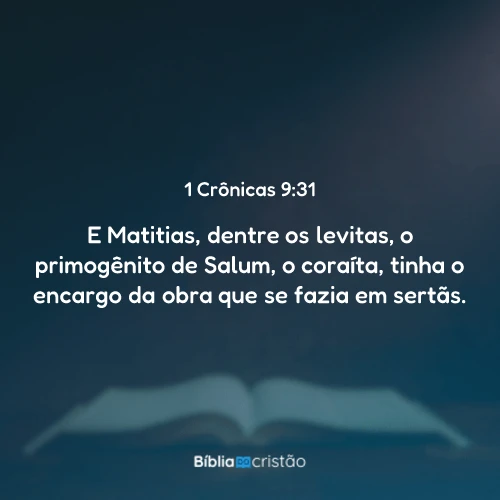 1 Crônicas 9:31
