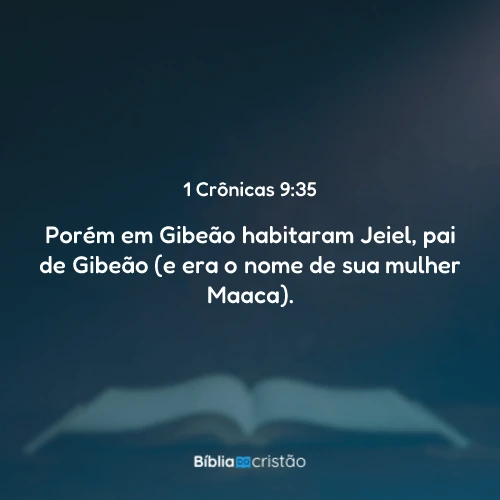 1 Crônicas 9:35