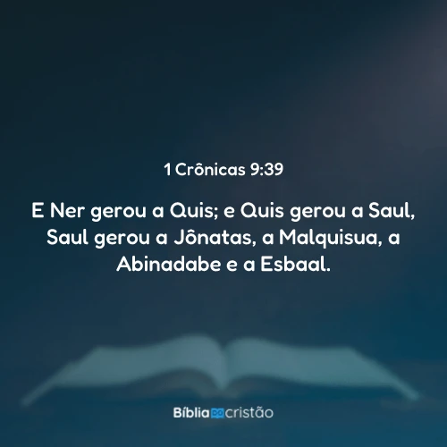 1 Crônicas 9:39