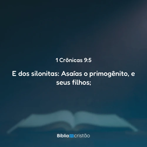 1 Crônicas 9:5