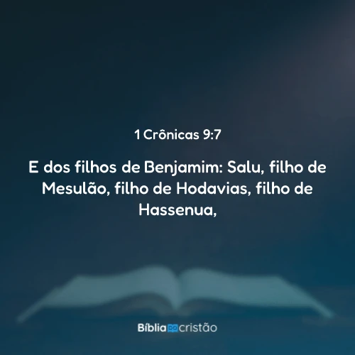 1 Crônicas 9:7
