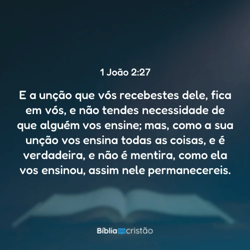 1 João 2:27