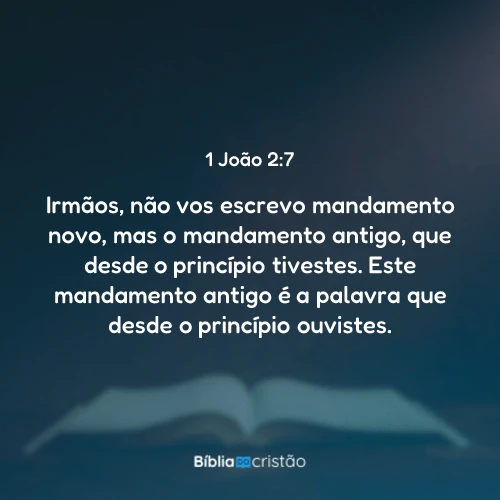 1 João 2:7