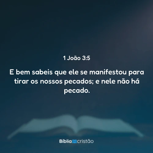 1 João 3:5