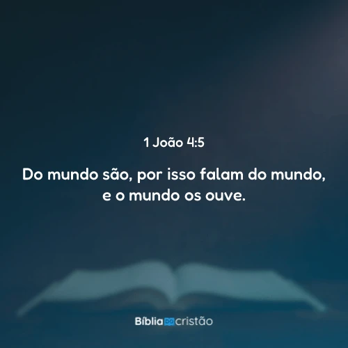 1 João 4:5
