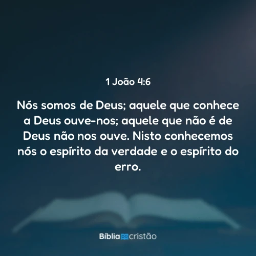 1 João 4:6