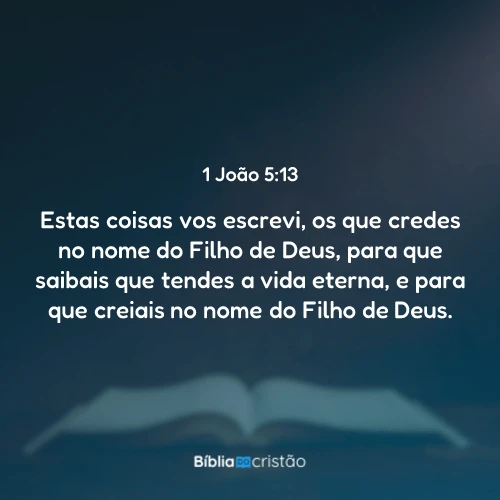 1 João 5:13