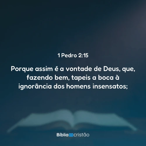 1 Pedro 2:15