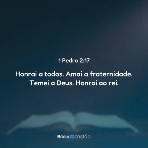 1 Pedro 2:17