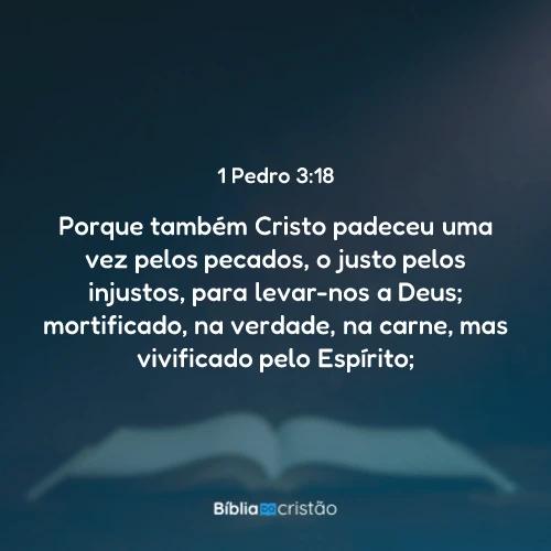 1 Pedro 3:18