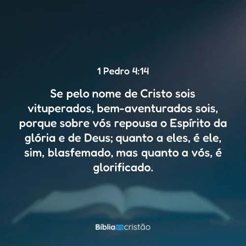 1 Pedro 4:14