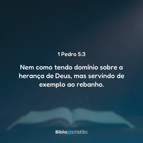 1 Pedro 5:3