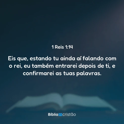 1 Reis 1:14