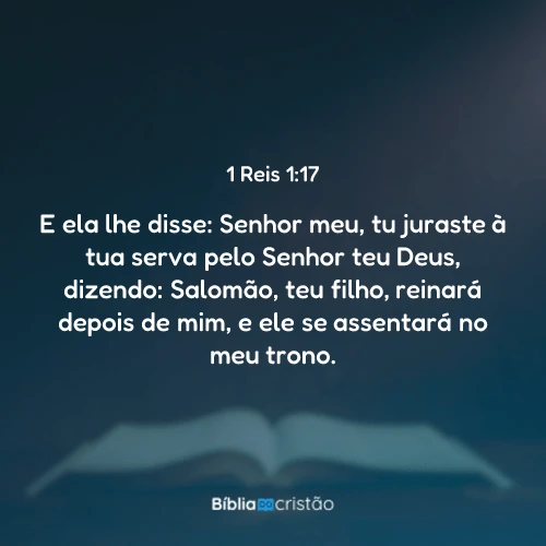 1 Reis 1:17