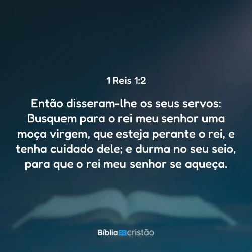 1 Reis 1:2