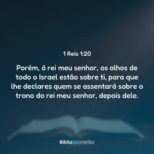 1 Reis 1:20