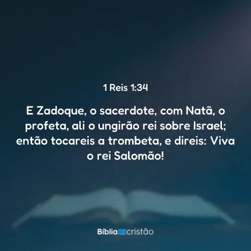 1 Reis 1:34