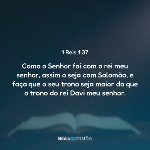 1 Reis 1:37