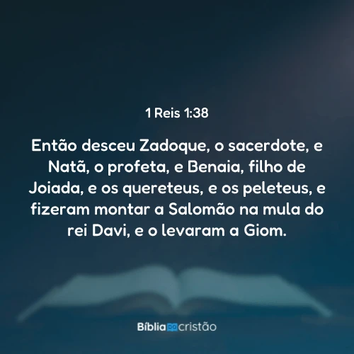 1 Reis 1:38