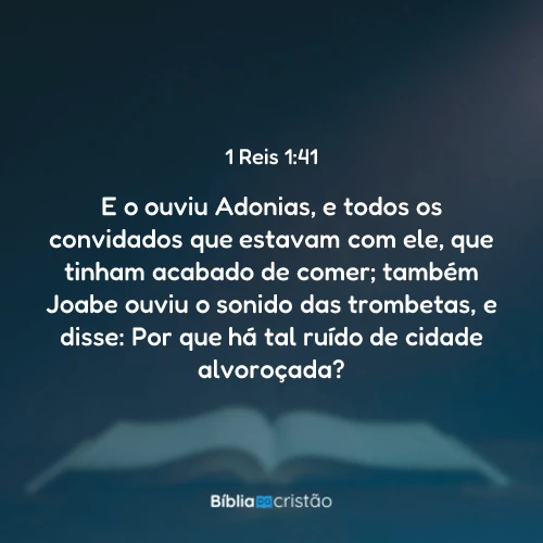 1 Reis 1:41