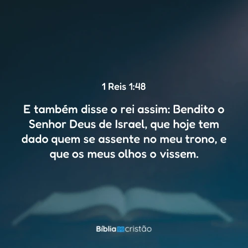 1 Reis 1:48